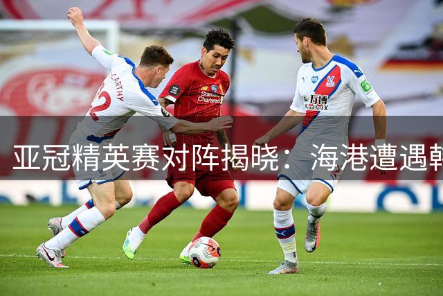 亚冠精英赛对阵揭晓：海港遭遇韩国双雄 国安三赴东南亚